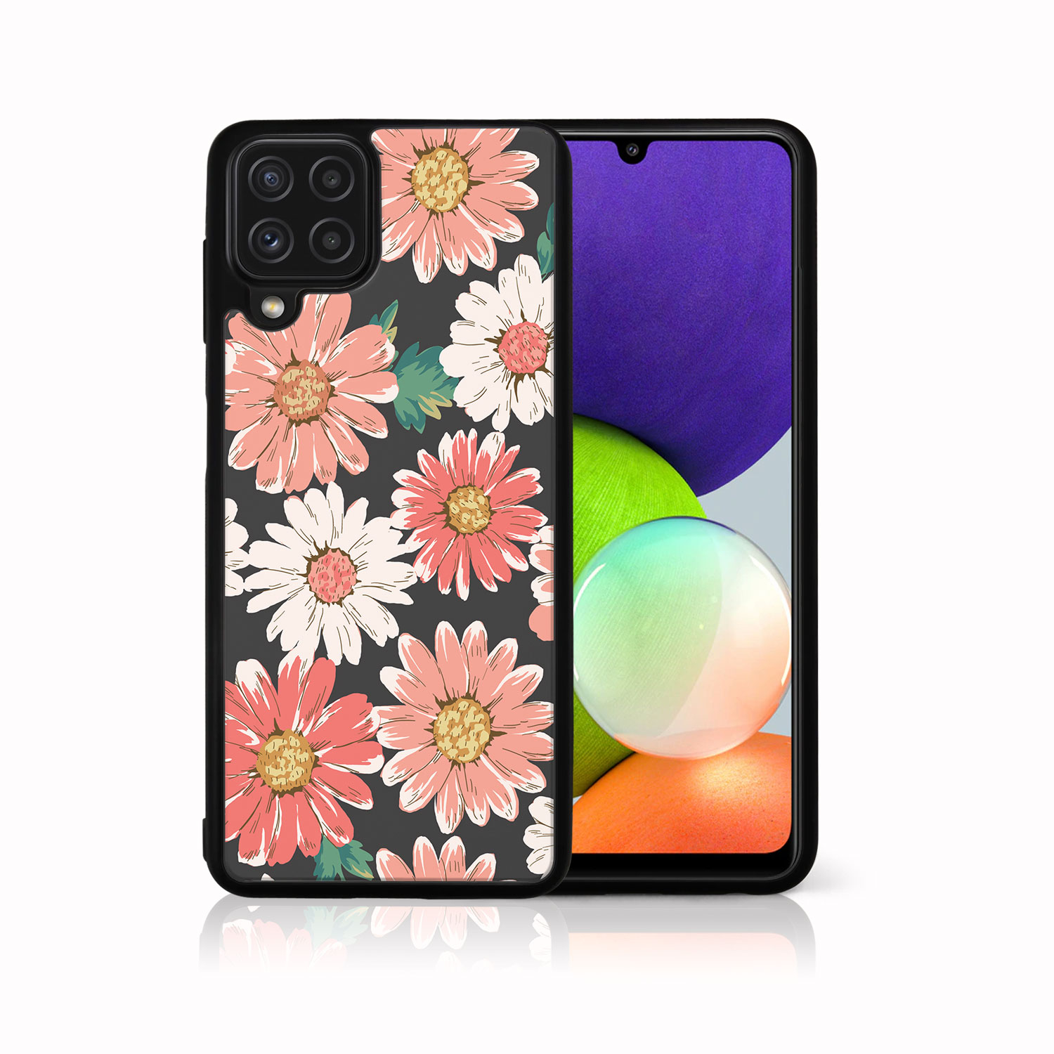 Levně MY ART Silikonový kryt Samsung Galaxy A22 DAISY (161)