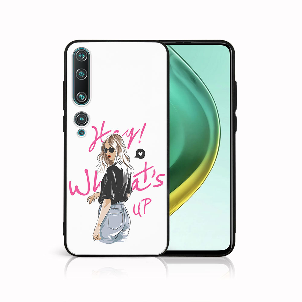 Levně MY ART Silikonový obal Xiaomi Mi 10 / Mi 10 Pro WHATSUP (132)