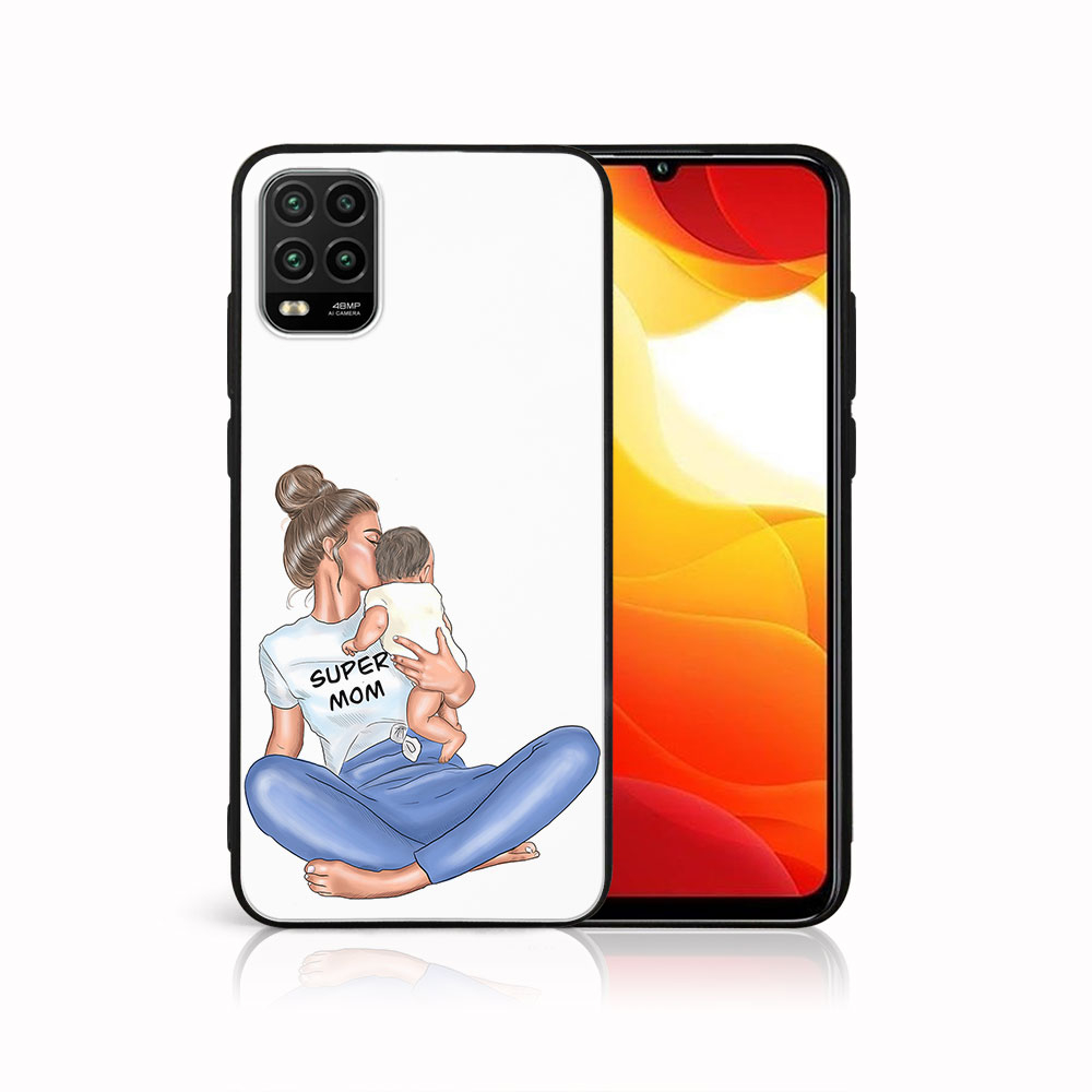 Levně MY ART Silikonový obal Xiaomi Mi 10 Lite SUPERMOM (112)