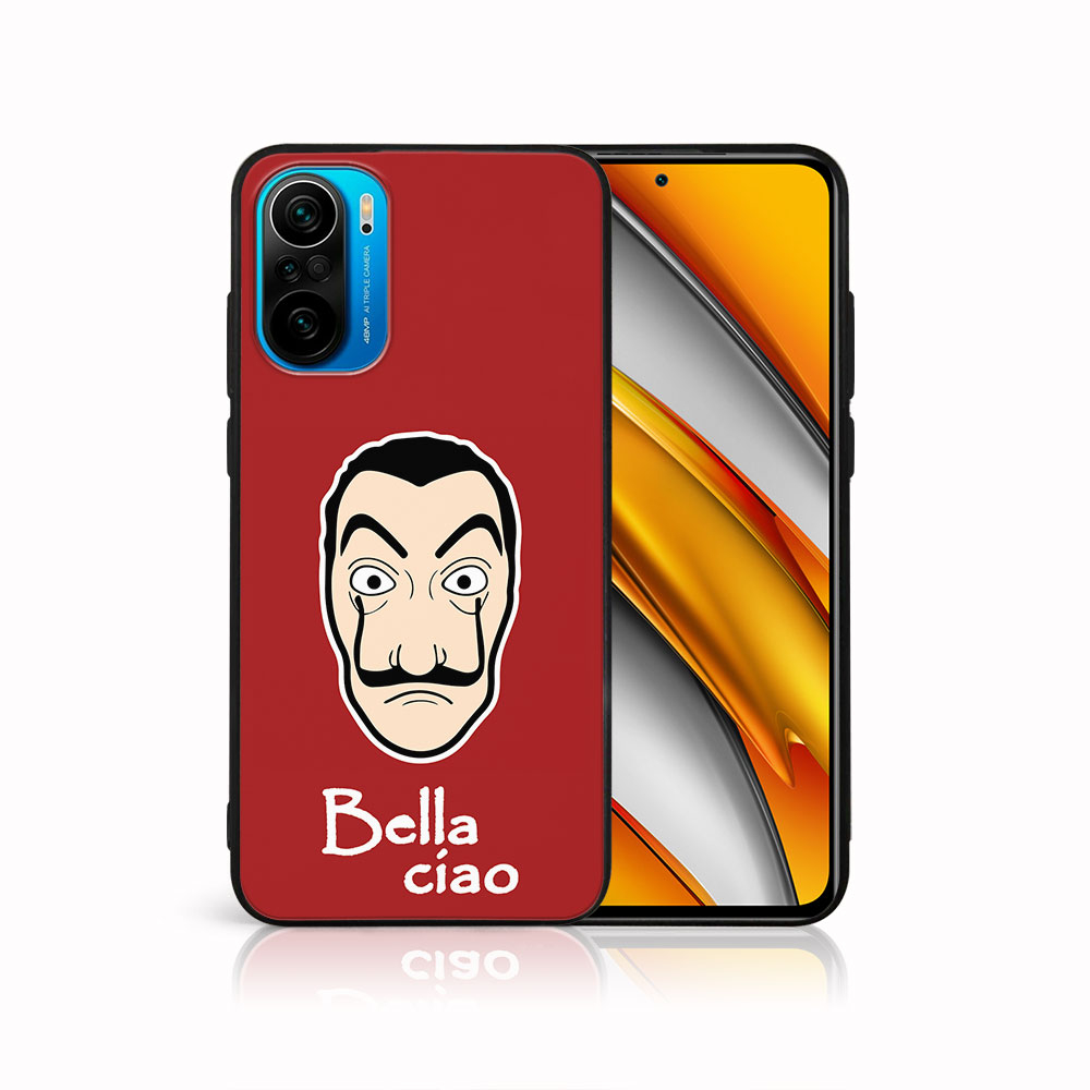 Levně MY ART Silikonový obal Xiaomi Poco F3 LA CASA DE PAPEL (027)
