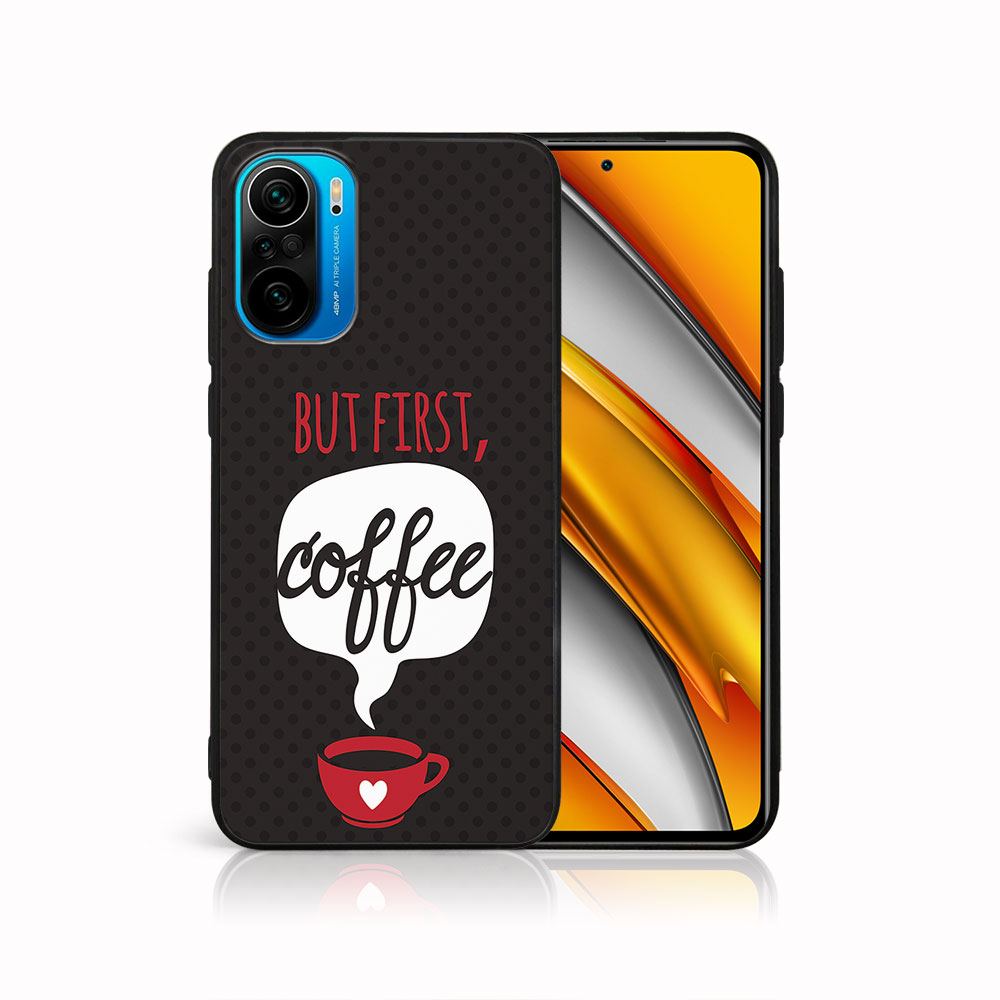 Levně MY ART Silikonový obal Xiaomi Poco F3 COFFEE (056)