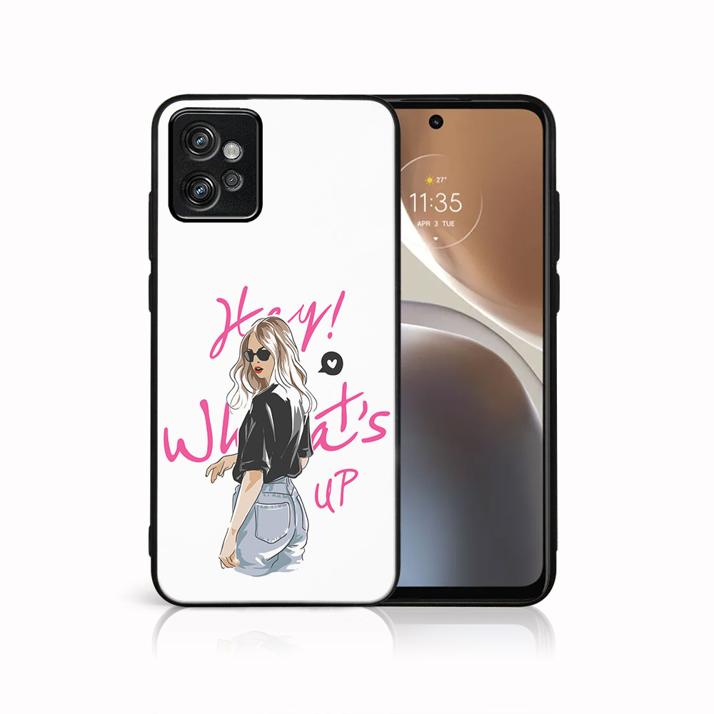 Levně MY ART Ochranný kryt pre Motorola Moto G32 WHATSUP (132)