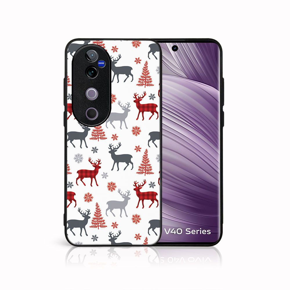 MY ART Kryt s vánočním designem Vivo V40 5G DEER (068)