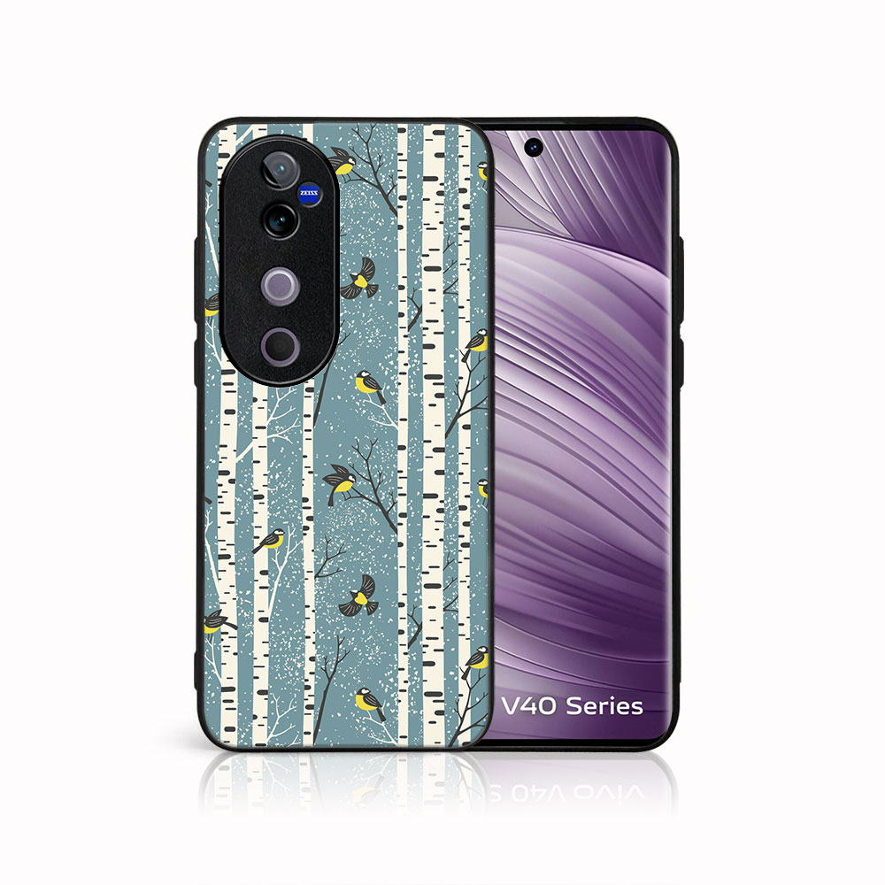 MY ART Kryt s vánočním designem Vivo V40 5G BIRCH (072)