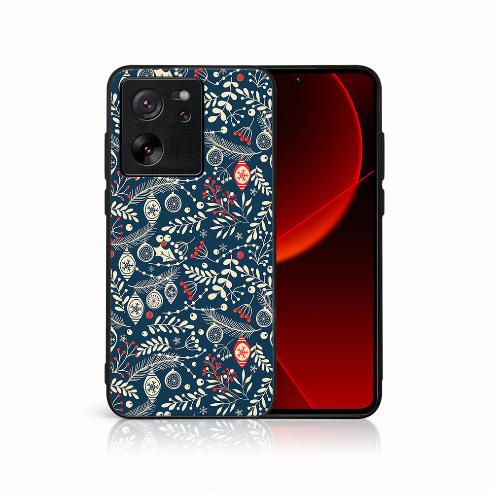 Levně MY ART Kryt s vánočním designem Xiaomi 13T/ 13T Pro MISTLETOE (070)