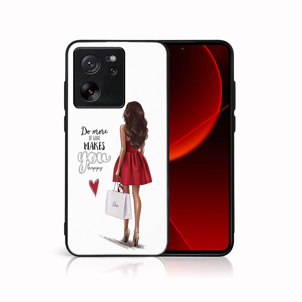 Levně MY ART Ochranný kryt pro Xiaomi 13T/ 13T Pro RED DRESS (137)