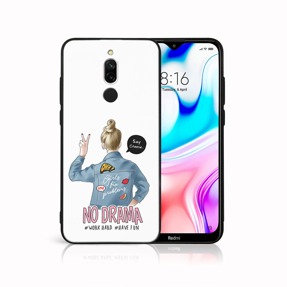 Levně MY ART Ochranný obal Xiaomi Redmi 8 -NO DRAMA (138)