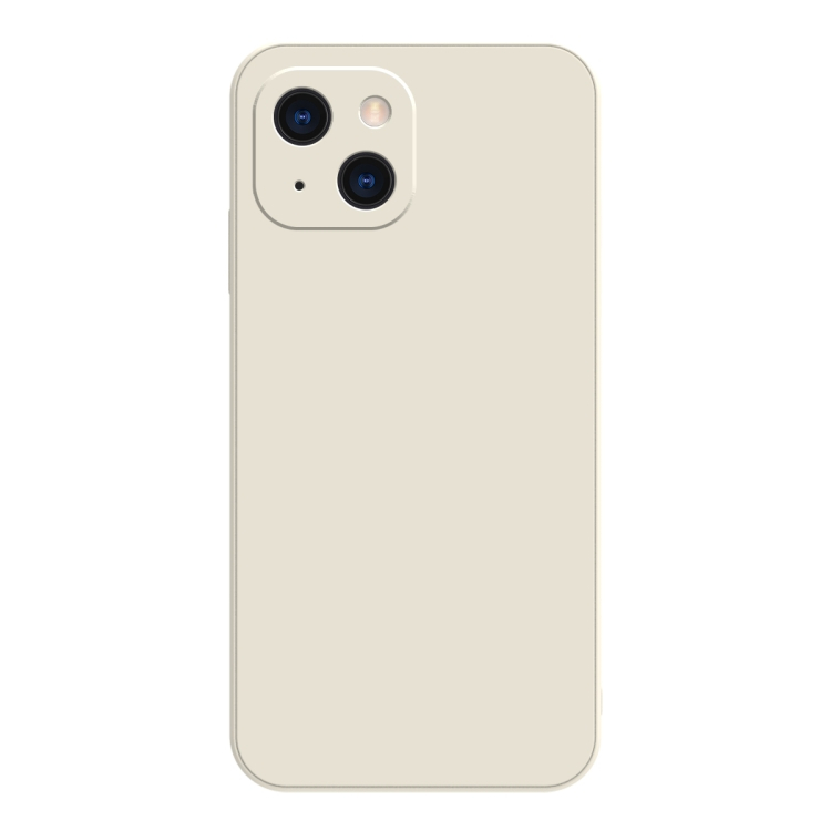 Levně RUBBER Ochranný kryt Apple iPhone 13 mini béžový