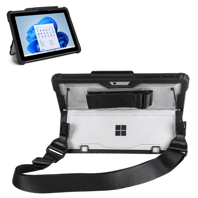 Levně ACRYLIC Ochranný kryt s držákem Microsoft Surface Pro 8 průhledný