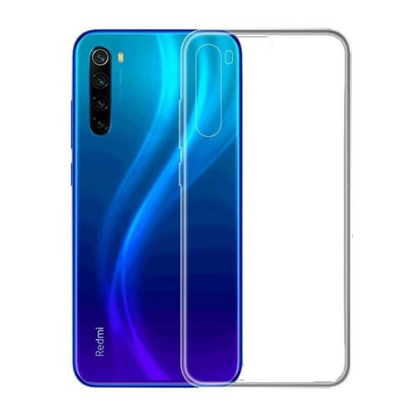 FORCELL Silikonový obal Xiaomi Redmi Note 8T průhledný