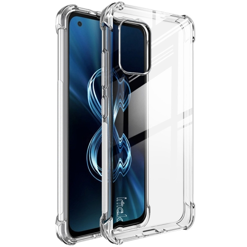 IMAK Ochranný gumový kryt Asus ZenFone 8 (ZS590KS) průhledný