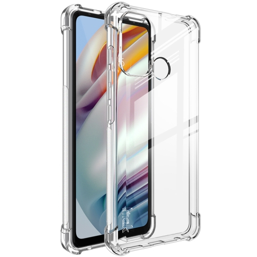 Levně IMAK Ochranný gumený kryt Motorola Moto G60 průhledný