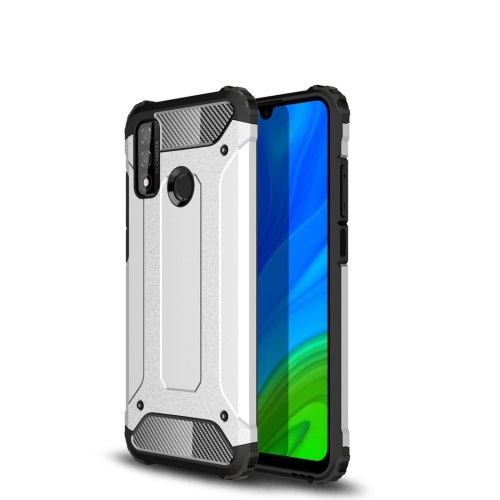 TOUGH Ochranný kryt Huawei P Smart 2020 stříbrný