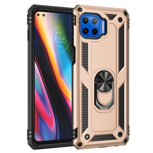 RING Ochranný obal Motorola Moto G 5G Plus zlatý