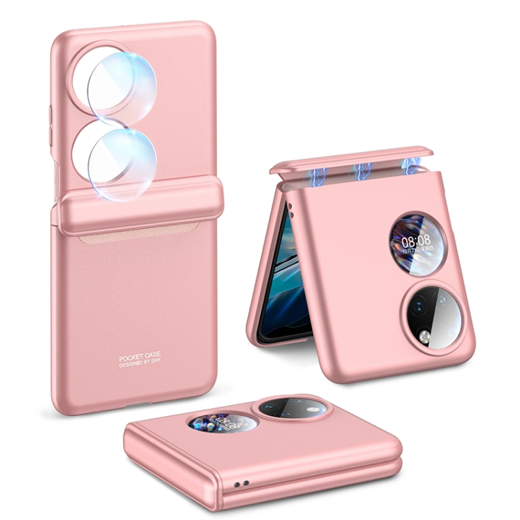 Levně GKK MAGNETIC Plastový obal Huawei P50 Pocket růžový