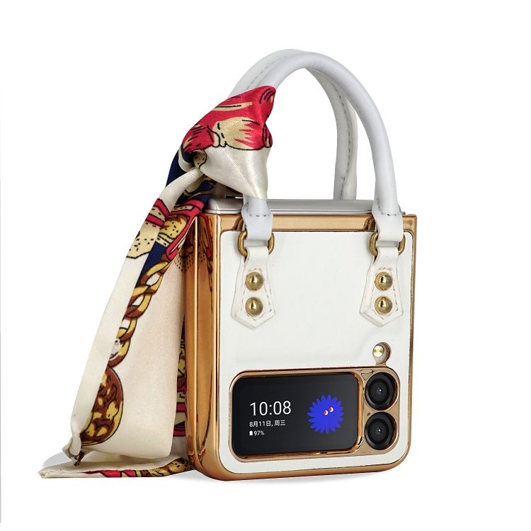 Levně GKK HAND BAG Ochranný obal Samsung Galaxy Z Flip 3 5G bílý