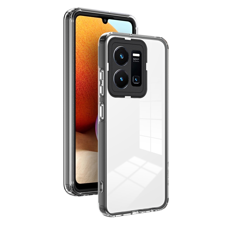 CRYSTAL Ochranný kryt pro Vivo Y35 černý