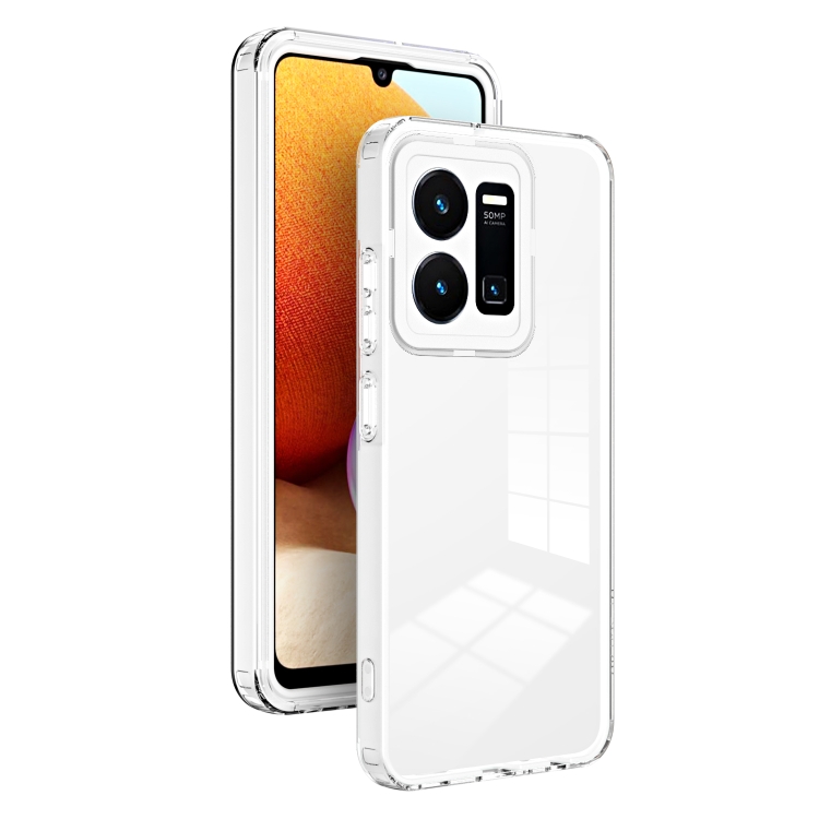 CRYSTAL Ochranný kryt pro Vivo Y35 bílý