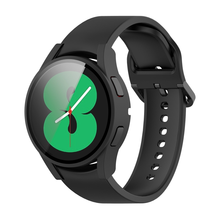 Ochranný kryt s tvrzeným sklem pro Samsung Galaxy Watch 4 40mm černý