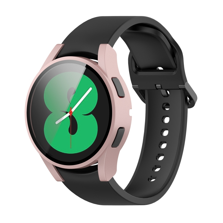 Ochranný kryt s tvrzeným sklem pro Samsung Galaxy Watch 4 40mm růžový