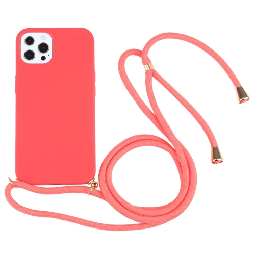 Levně ROPE Kryt se šňůrkou Apple iPhone 13 Pro Max červený