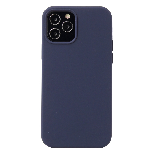 Levně RUBBER Gumový kryt Apple iPhone 12 mini tmavomodrý
