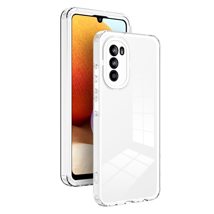 CRYSTAL Ochranný kryt Motorola Moto G52 bílý