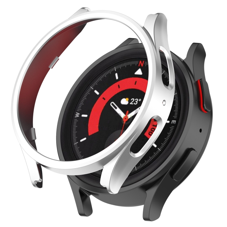 Plastový kryt pro Samsung Galaxy Watch 5 Pro 45mm stříbrný