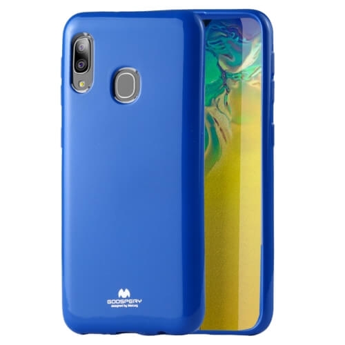 MERCURY JELLY TPU Kryt Samsung Galaxy A20e modrý
