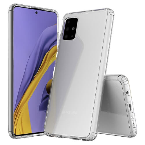 SHOCK Extra odolný kryt Samsung Galaxy A51 průhledný