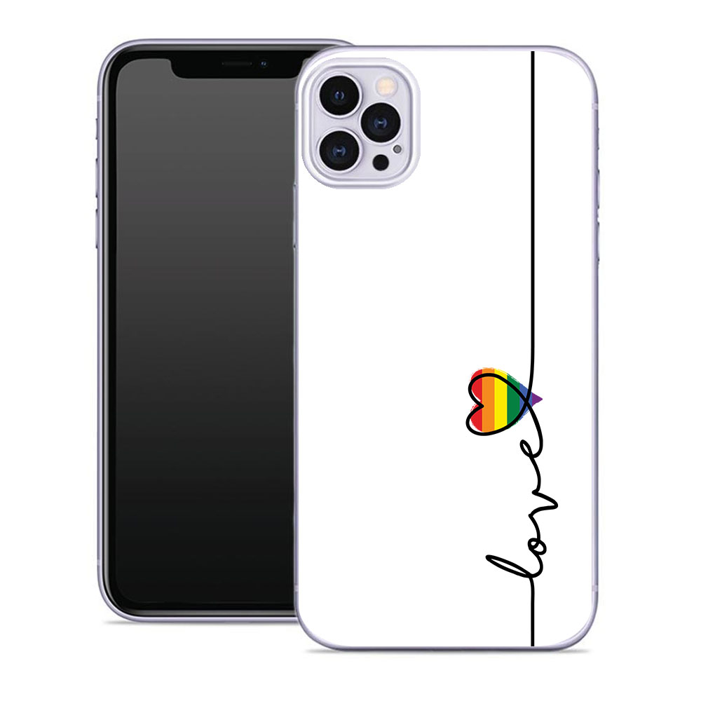 Levně MY ART Ochranný kryt Apple iPhone 12 / iPhone 12 Pro LOVE (054)