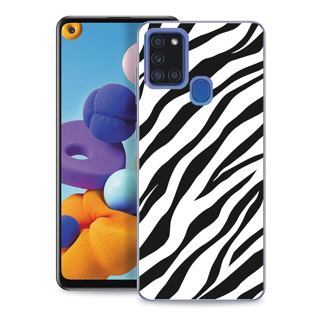 Levně MY ART Ochranný kryt Samsung Galaxy A21s ZEBRA (049)