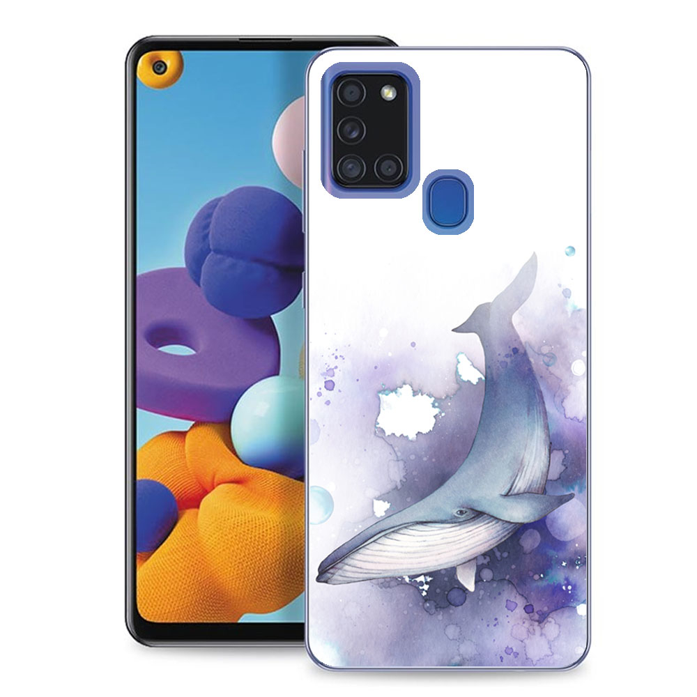 Levně MY ART Ochranný kryt Samsung Galaxy A21s WHALE (032)