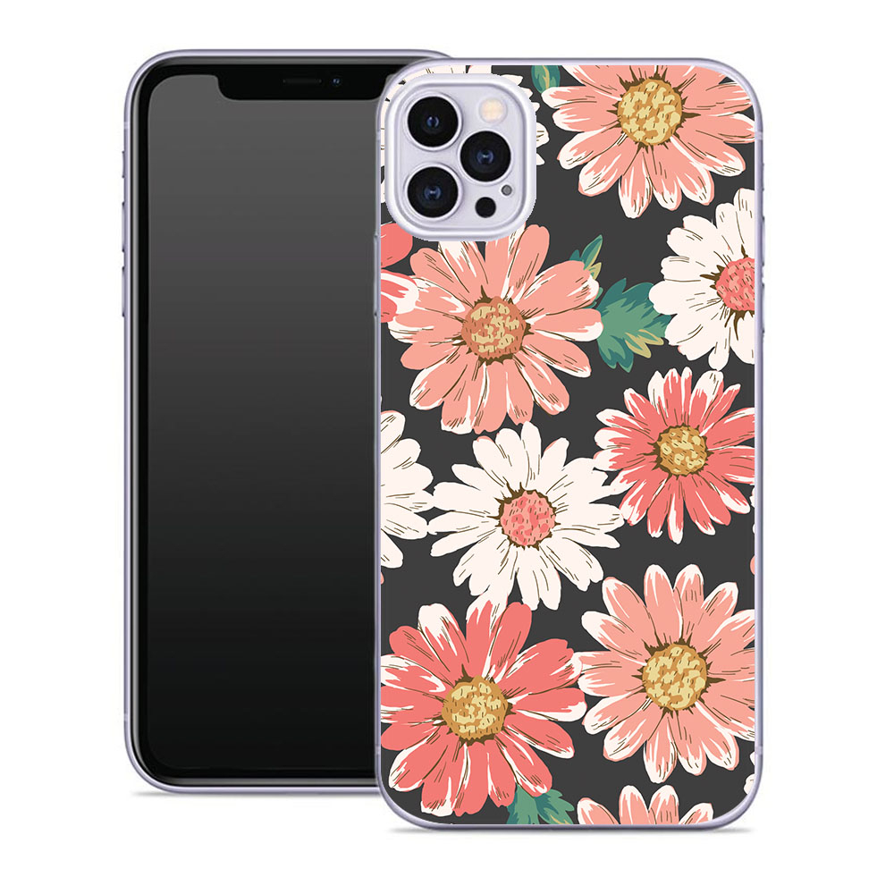 Levně MY ART Ochranný kryt Apple iPhone 12 / iPhone 12 Pro DAISY (161)