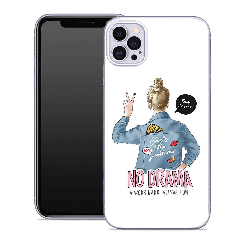 Levně MY ART Ochranný kryt Apple iPhone 12 / iPhone 12 Pro NO DRAMA (138)