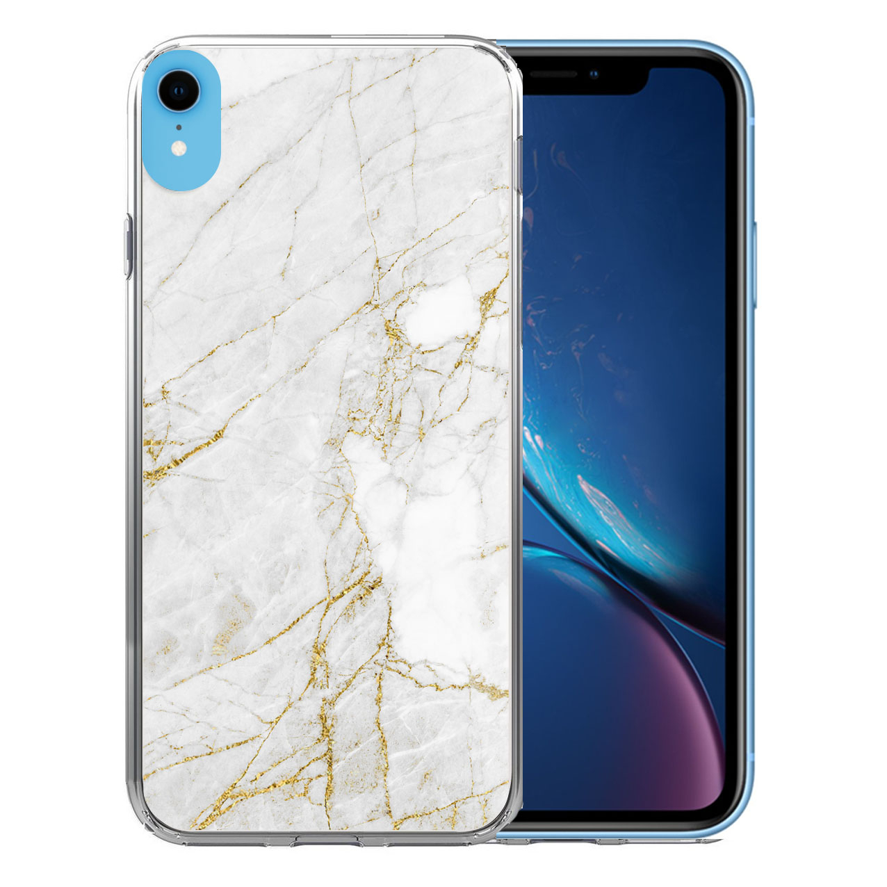 VSECHNONAMOBIL 28329
MY ART Ochranný kryt Apple iPhone XR WHITE STONE (011)