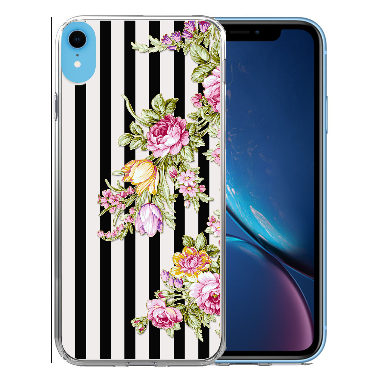 Levně MY ART Ochranný kryt Apple iPhone XR STRIPS (176)