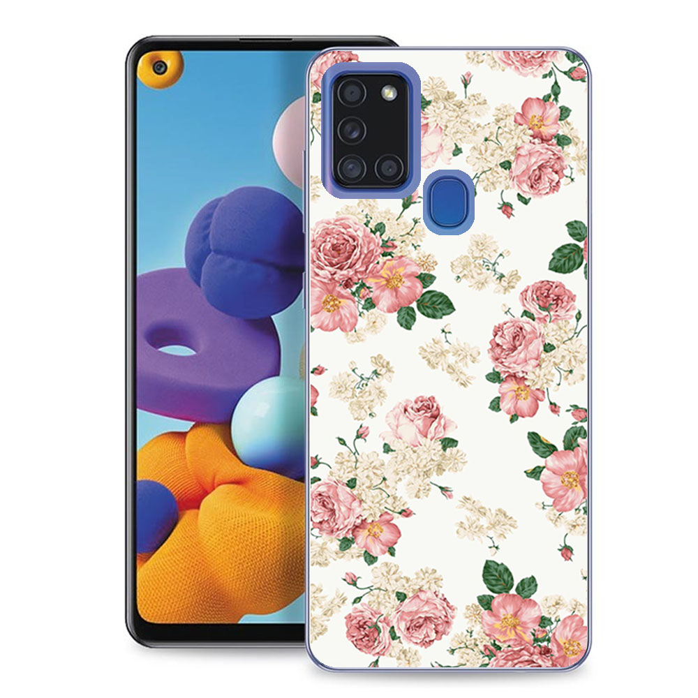 Levně MY ART Ochranný kryt Samsung Galaxy A21s PINK ROSES (016)