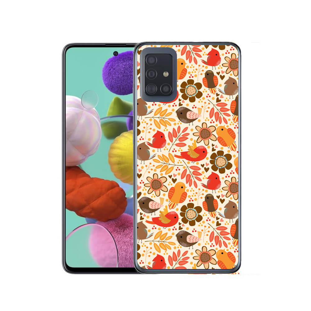 Levně MY ART Ochranný kryt Samsung Galaxy A71 BIRDS (004)