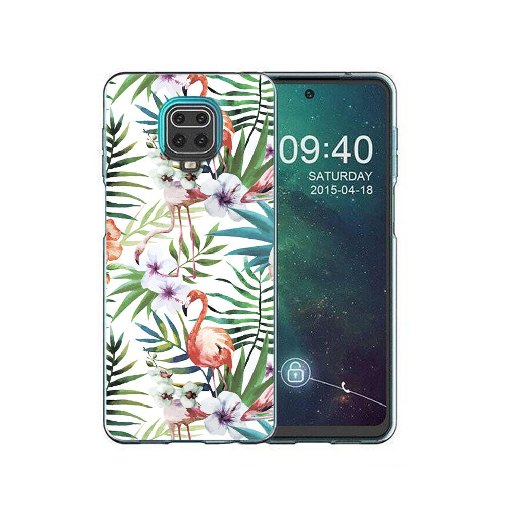 Levně MY ART Ochranný kryt Xiaomi Redmi Note 9S / Note 9 Pro Flamingos (009)