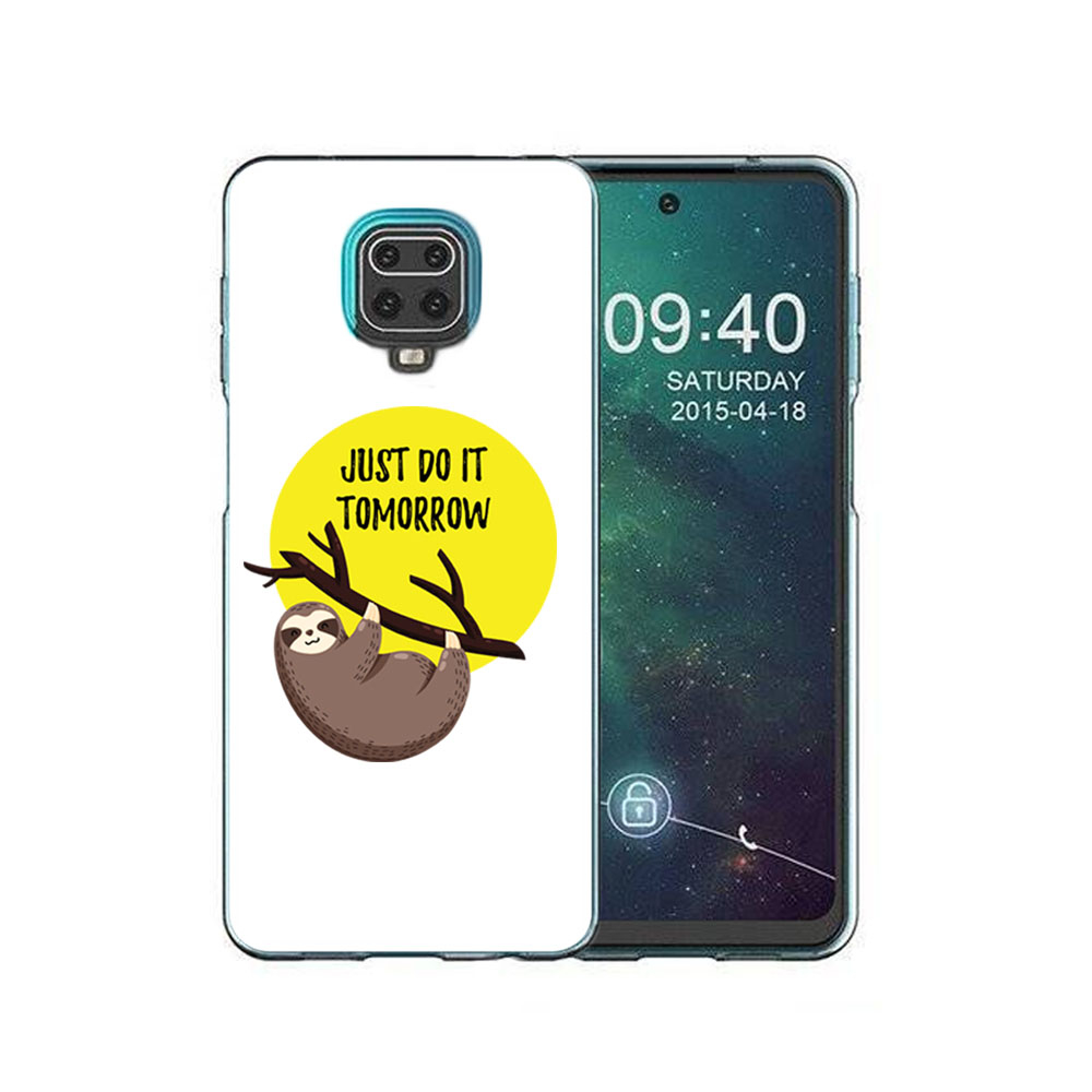 Levně MY ART Ochranný kryt Xiaomi Redmi Note 9S / Note 9 Pro Sloth (010)
