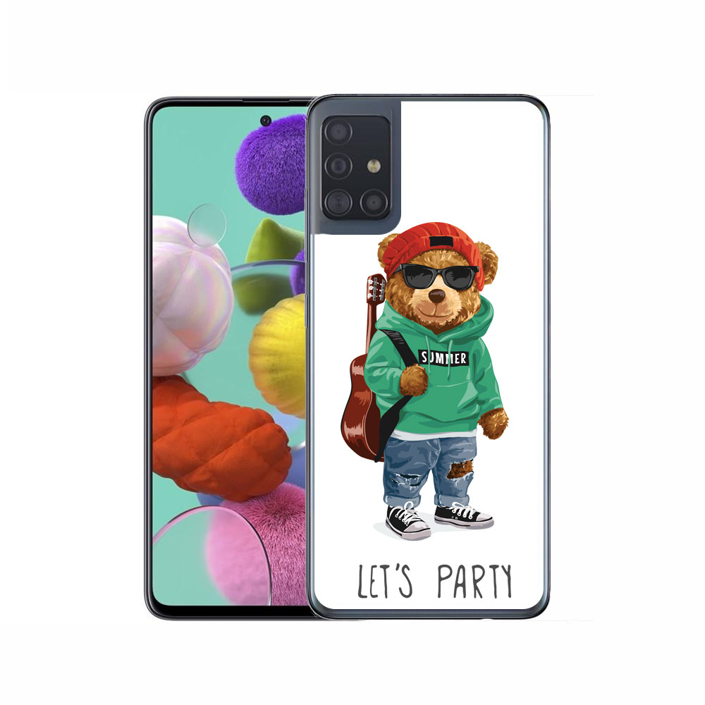 Levně MY ART Ochranný kryt Samsung Galaxy A71 BEAR (008)