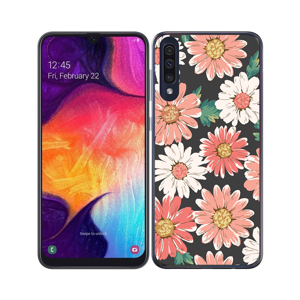 Levně MY ART Ochranný kryt Samsung Galaxy A70 DAISY (161)