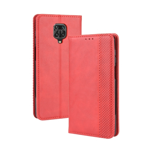 Levně BUSINESS Peňaženkový kryt Xiaomi Redmi Note 9S / Note 9 Pro červený
