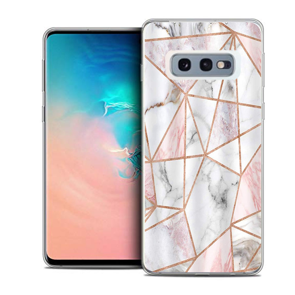 Levně MY ART Ochranný kryt Samsung Galaxy S10e PINK MARBLE (143)