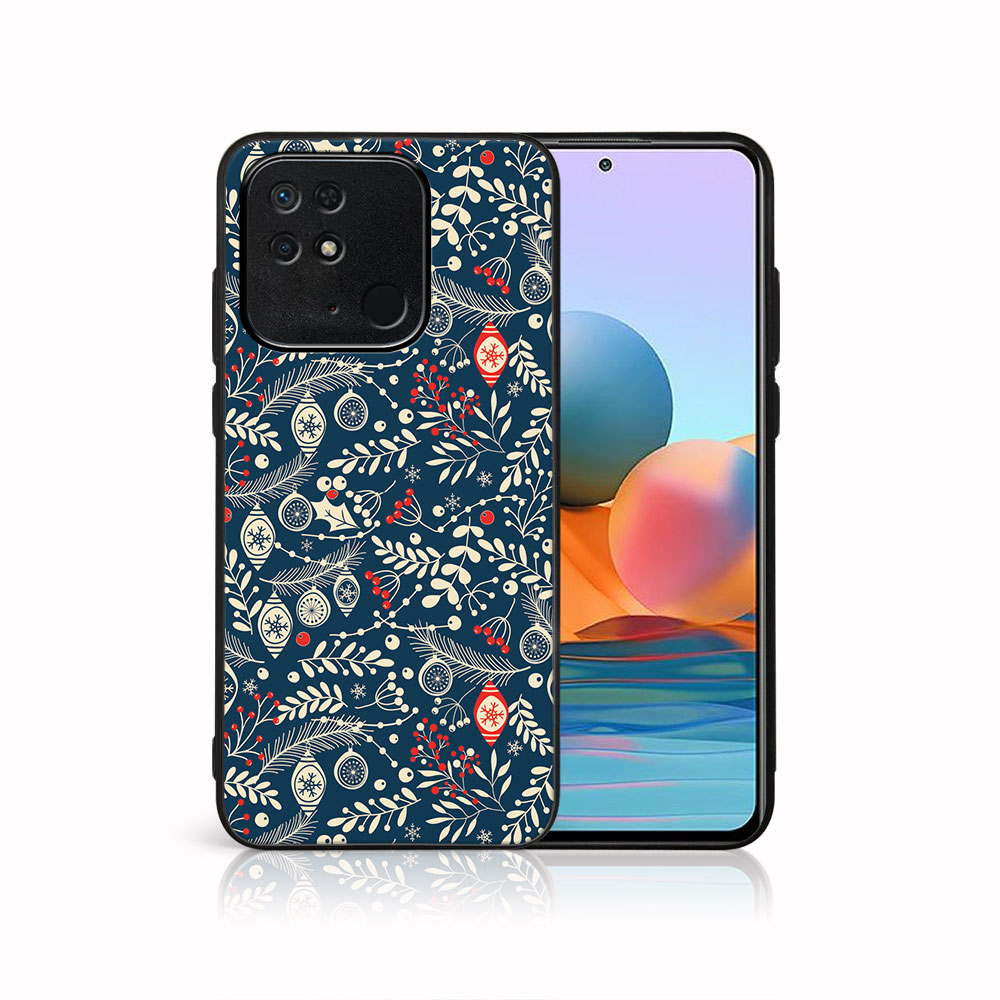 Levně MY ART Kryt s vánočním designem Xiaomi Redmi 10C MISTLETOE (070)