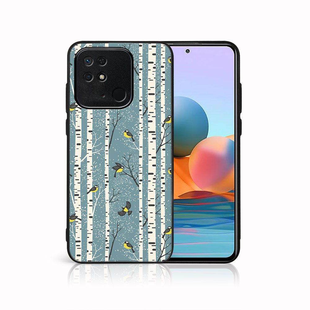 Levně MY ART Kryt s vánočním designem Xiaomi Redmi 10C BIRCH (072)