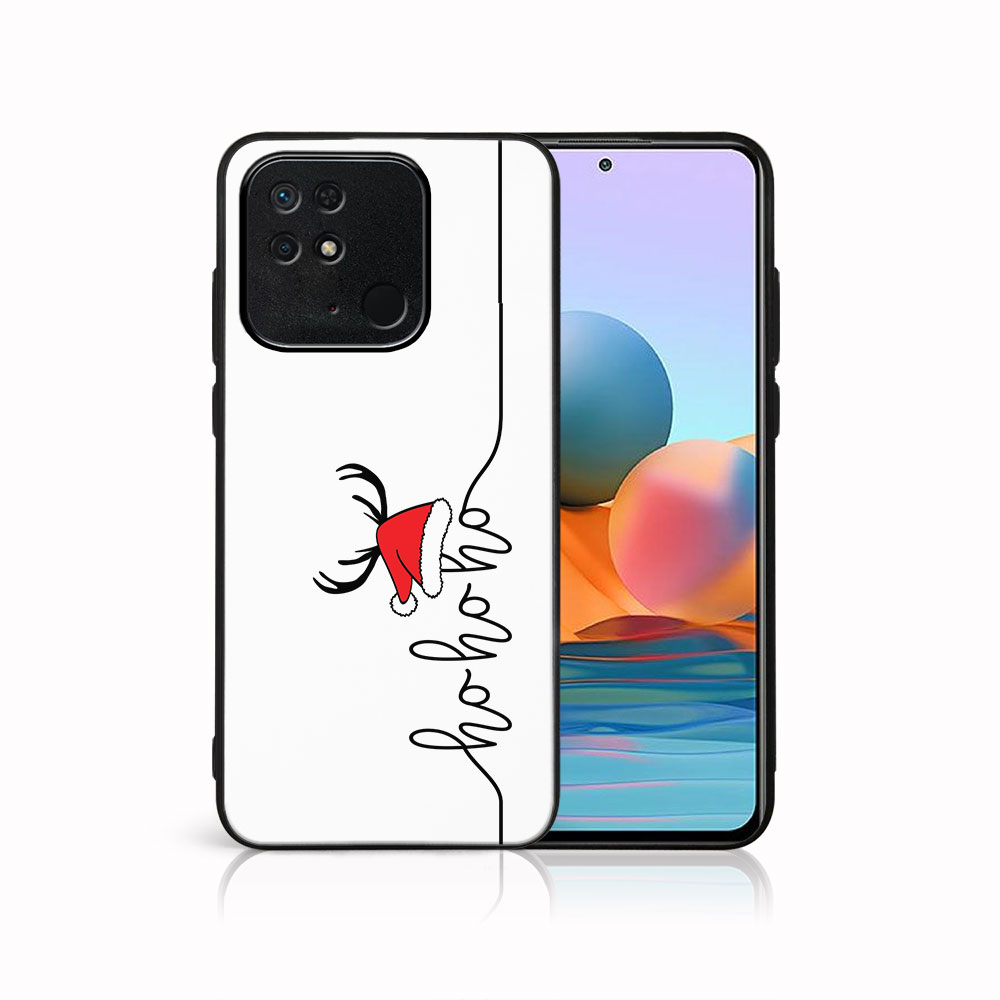 Levně MY ART Kryt s vánočním designem Xiaomi Redmi 10C HOHOHO (073)
