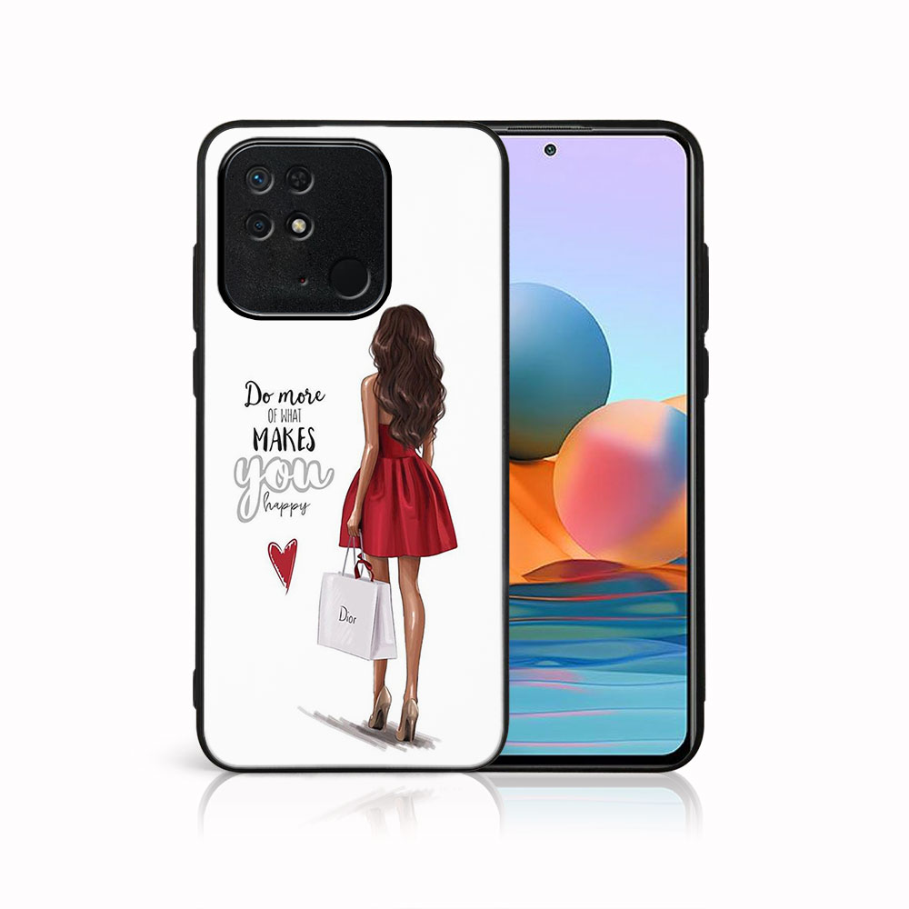 Levně MY ART Ochranný obal Xiaomi Redmi 10C -RED DRESS (137)