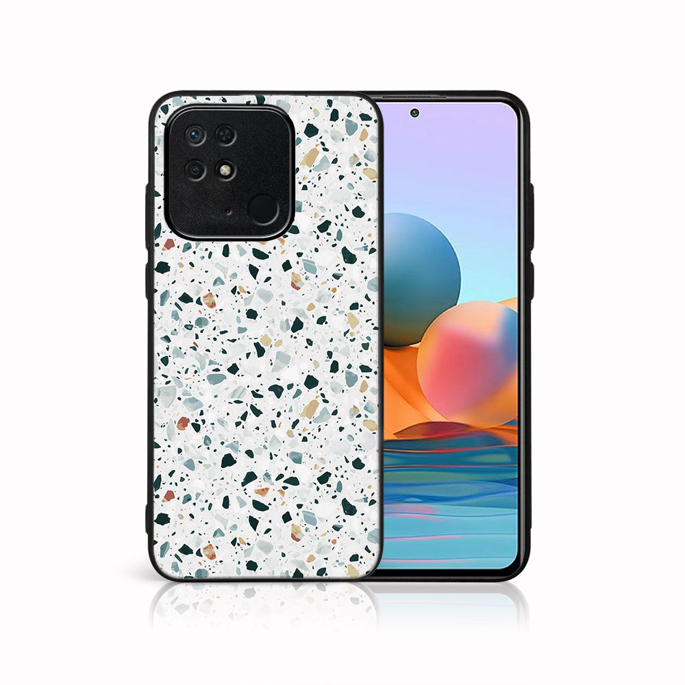 Levně MY ART Ochranný obal Xiaomi Redmi 10C -GREY TERRAZZO (163)